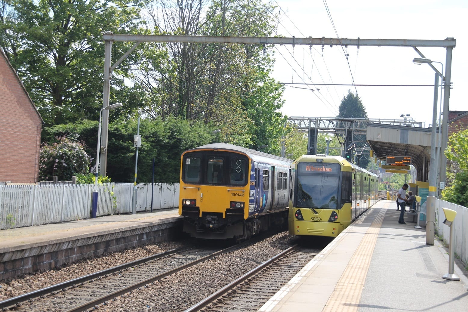 150 142 awaiting departure to Manchester at Navigation Road 20 January 2021<br />©2021 MCRUA