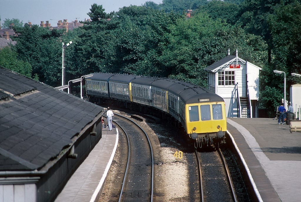 © 2021 Bob Avery A Saturday afternoon Chester service approaching Knutsford 15 September 1979<br />©2021 Bob Avery