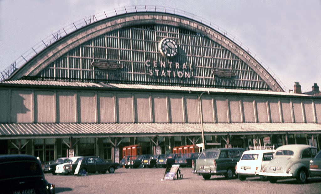 Until 1969 Mid Cheshire Line services ran into Manchester Central Station  <br />©2021 Bob Avery